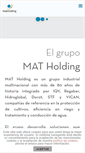Mobile Screenshot of matholding.com